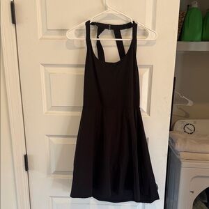 Athletic Dress with built in shorts and open back